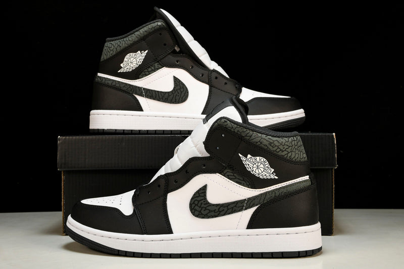 Jordan 1 Mid Panda Panda Elephant