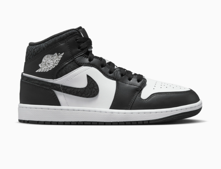 Jordan 1 Mid Panda Panda Elephant