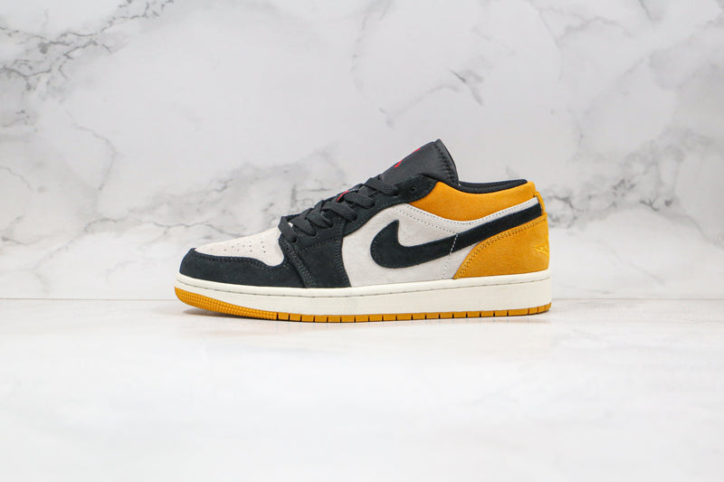 Jordan 1 Low Sail University Gold Black