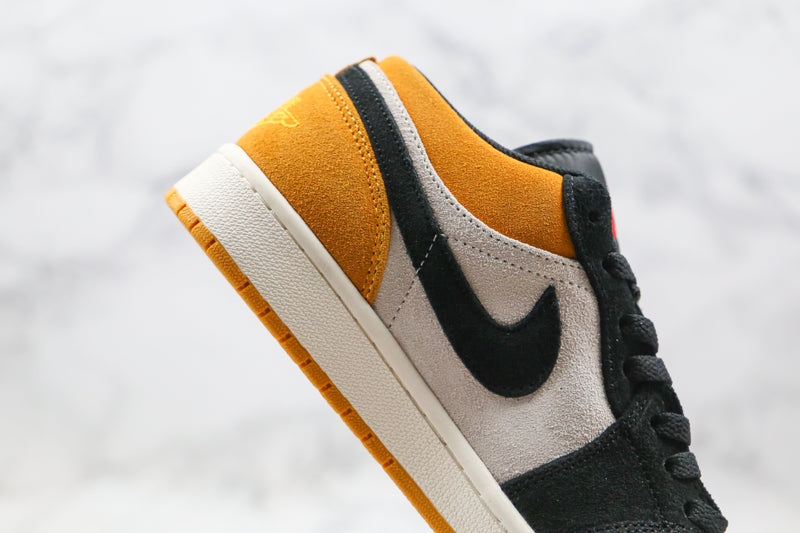 Jordan 1 Low Sail University Gold Black