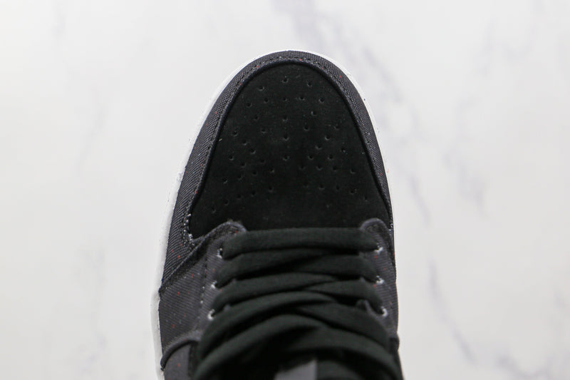 Jordan 1 Mid Crater Black